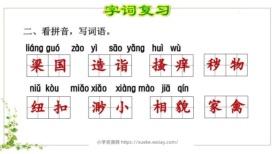 图片[3]-五年级语文下册第8单元知识点课件（部编版）-六八学科资料网