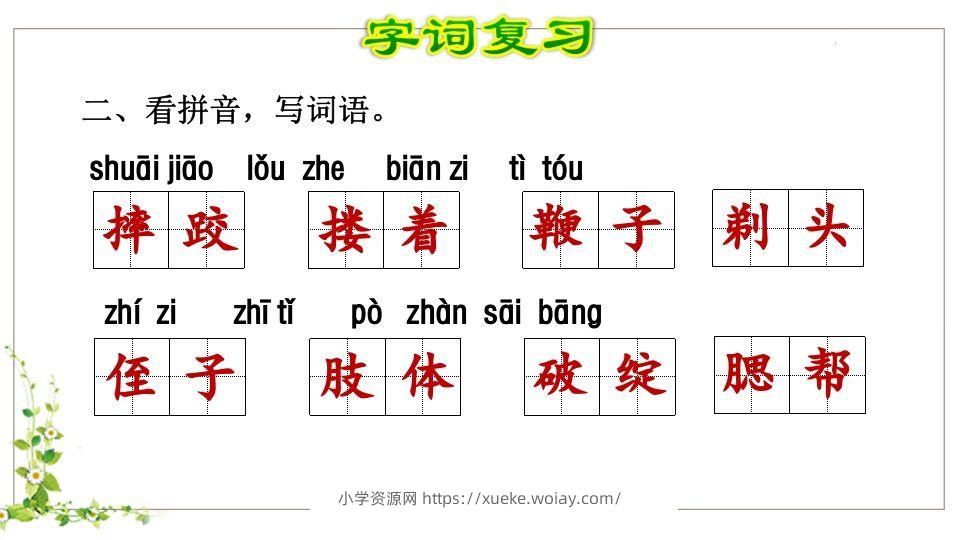 图片[3]-五年级语文下册第5单元知识点课件（部编版）-六八学科资料网