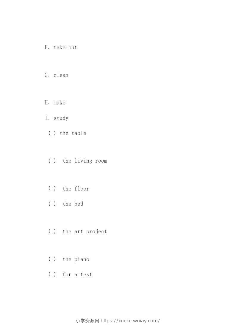 图片[2]-五年级英语下册单元练习题(1)（人教版）-六八学科资料网