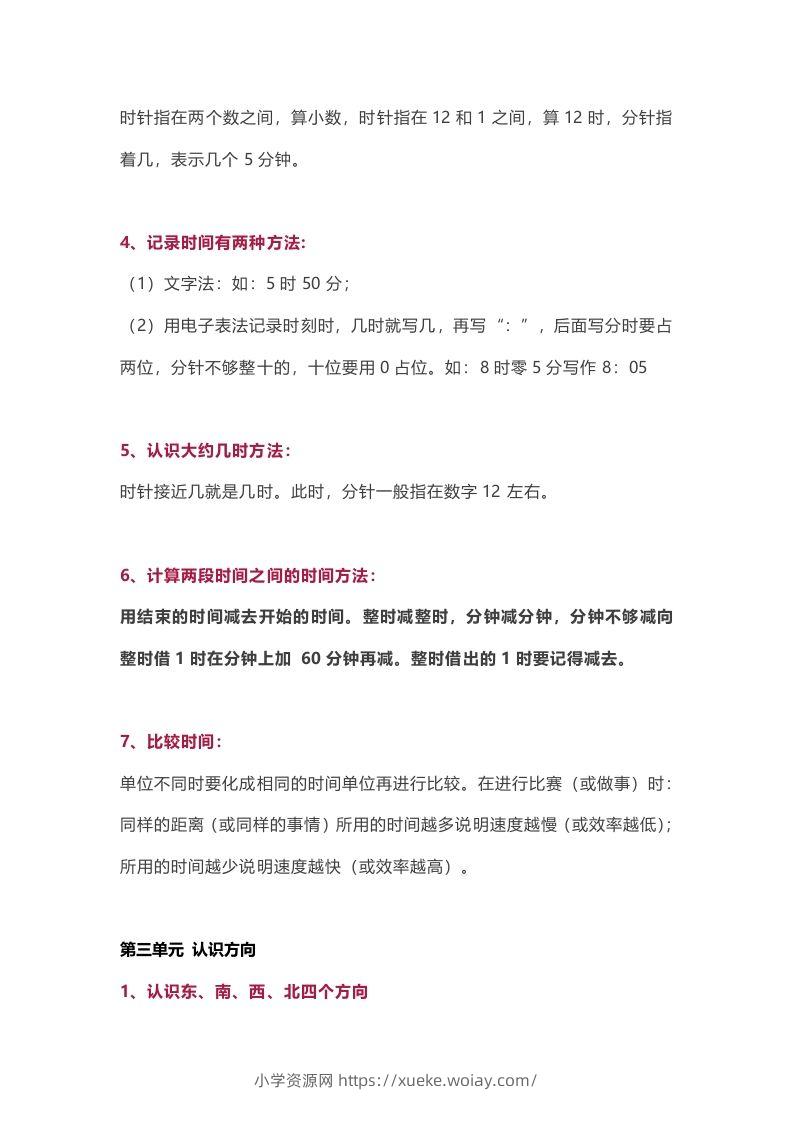 图片[3]-苏教版数学2年级下册数学知识点-六八学科资料网