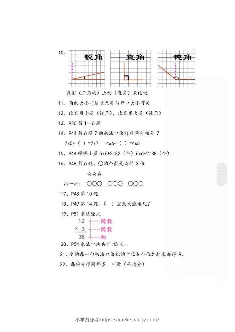 图片[2]-二上青岛版数学重点知识点预习()-六八学科资料网