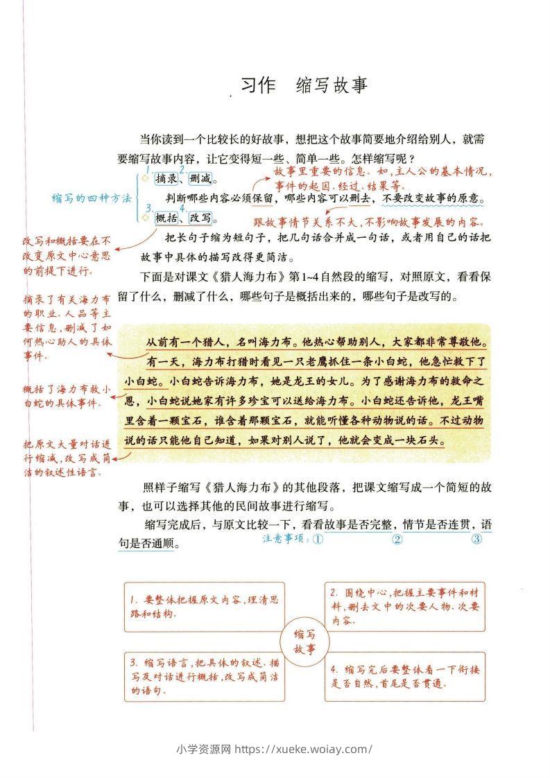 图片[3]-五年级上语文单元习作解题思路详解-六八学科资料网